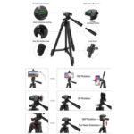 YUNFENG-3388 Professional Foldable Heavy Duty Tripod
