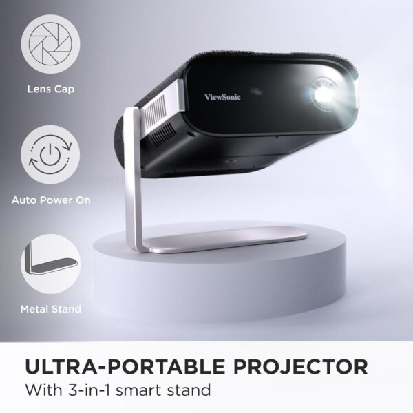 ViewSonic M1X Portable LED Projector with Smart Stand