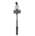 Flexible Phone Tripod with Microphone Filling Light Selfie Vlogging Kit AY 49T